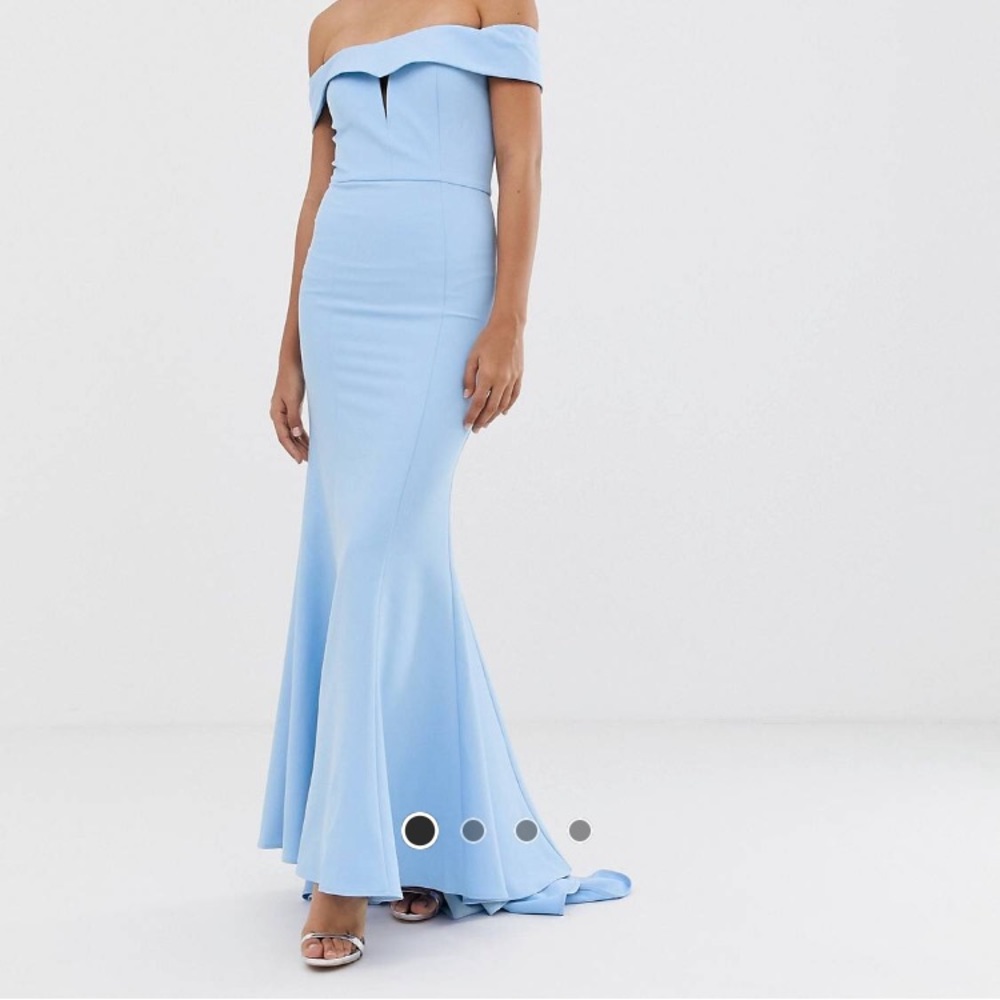 Icy blue gown from ASOS